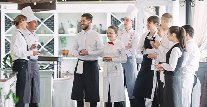 Gestión en restauración: diseño en proceso de servicio