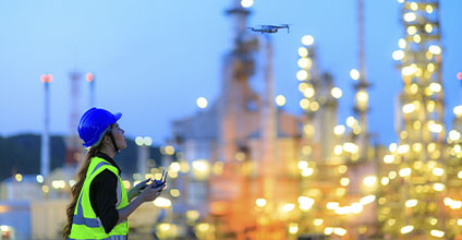 Manejo de drones para el uso industrial