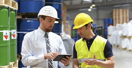 Seguridad en el almacén de productos químicos